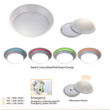 La surface numérique ultra-mince a monté la lampe de Plafond de LED de capteur de mouvement de lumière de dôme